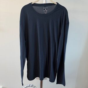 N/A Men's Dark Gray Long Sleeve Tee